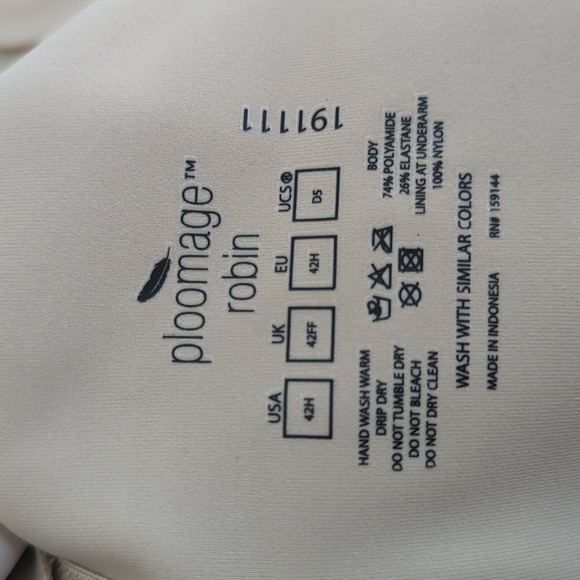 42H Nude Ploomage Robin Front Close Adjustable Strap Bra Surgery - Picture 9 of 9